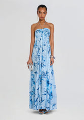 Milo Strapless Flared Dress