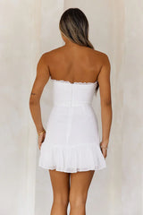 Face On Magazines Dress White
