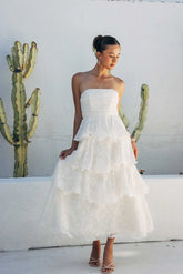 Paisley Tiered Ruffle Midi Dress