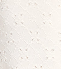 Sunny Day Invites Eyelet Knit Skater Dress