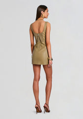 Mero Leather Dress