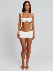 Yasmine Shorts White